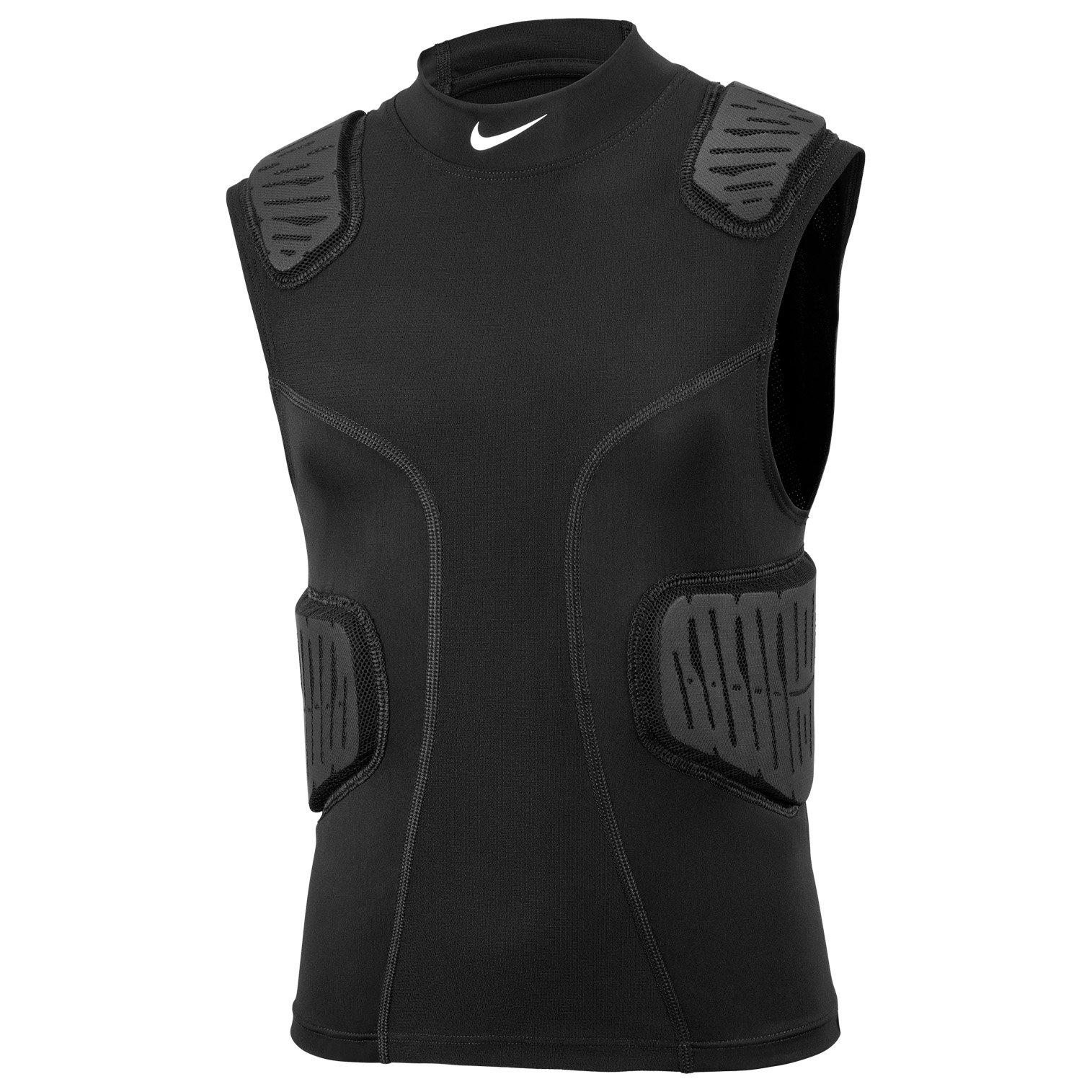 Nike Youth Pro Hyperstrong 2.0 5-Pad Football Shirt - Black - BLACK/WHITE